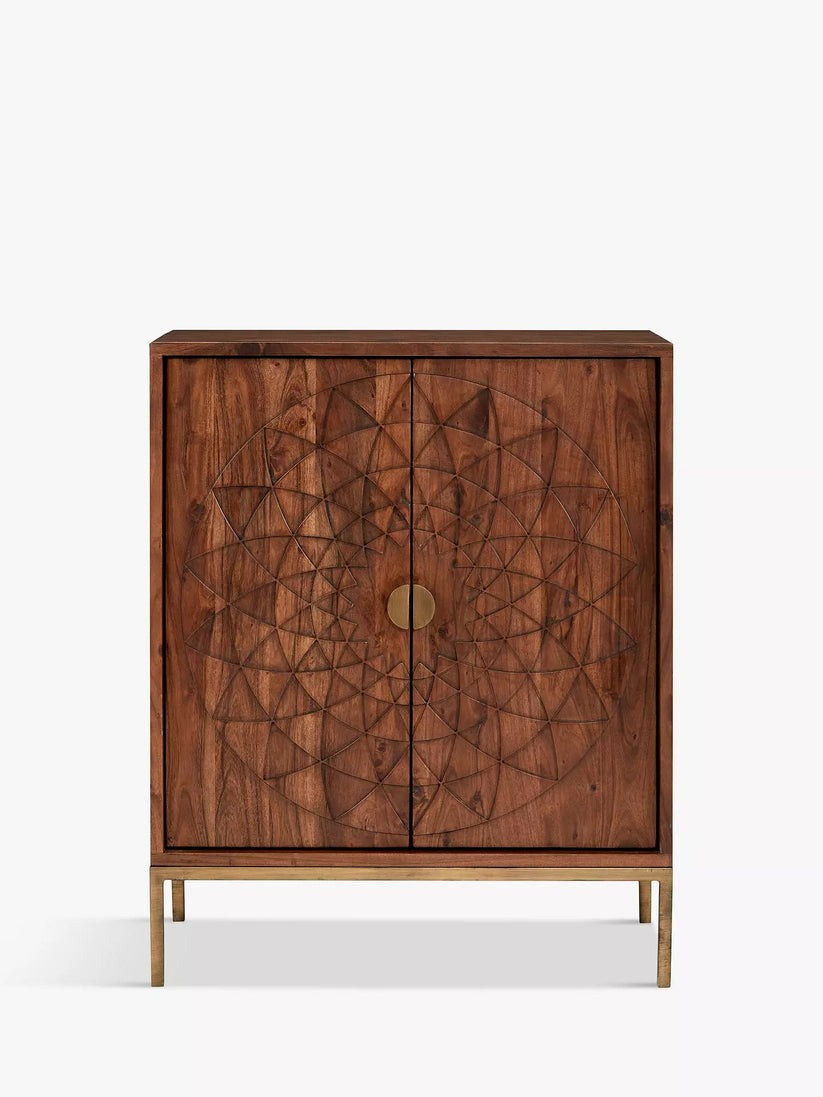 Mango Wood Storage Cabinet