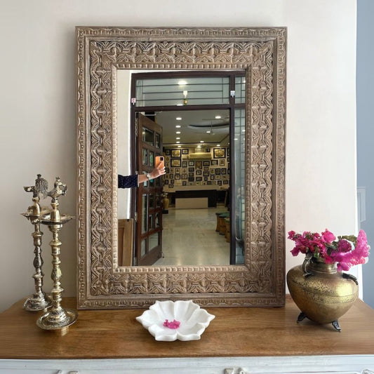 Distressed Rustic Finish Mirror