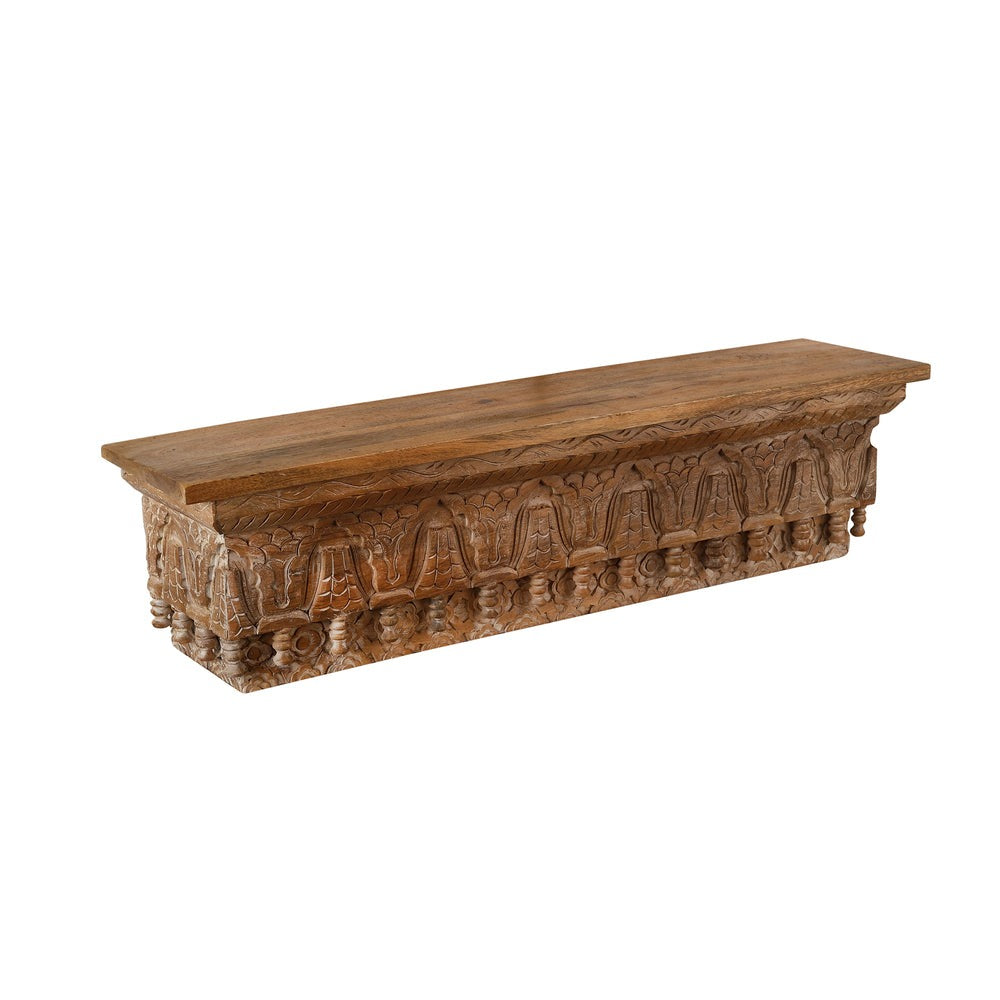 Riwaaz Hand Carved Wall Shelf