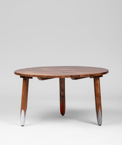 Round Solid Wood Coffee Table