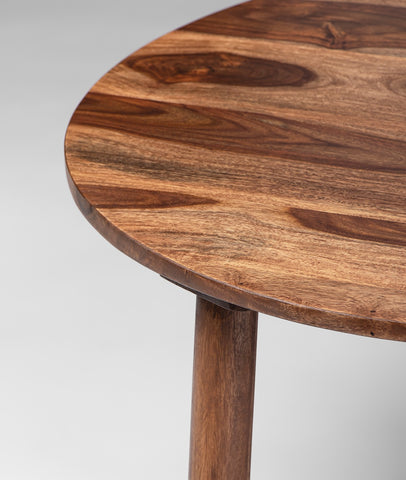 Round Solid Wood Coffee Table