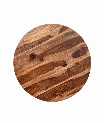 Round Solid Wood Coffee Table