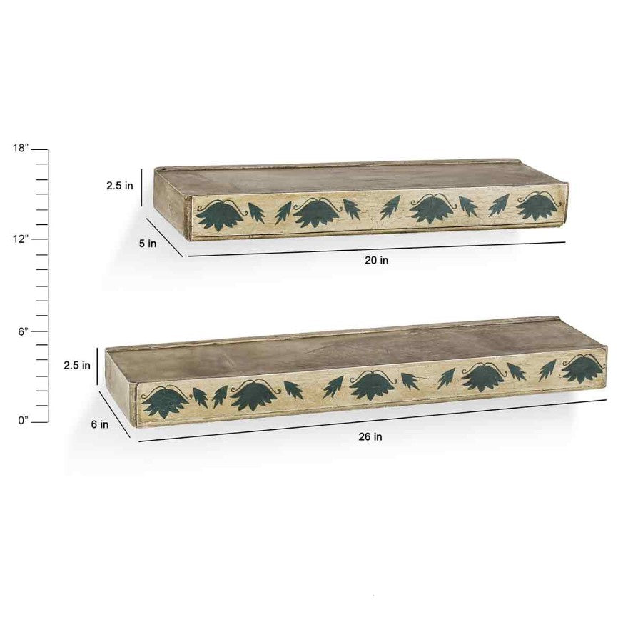 Set of 2 Wall Shelves