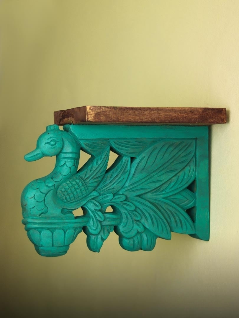 Peacock Wall Shelf