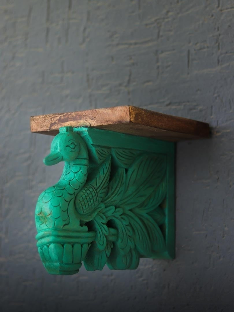 Peacock Wall Shelf