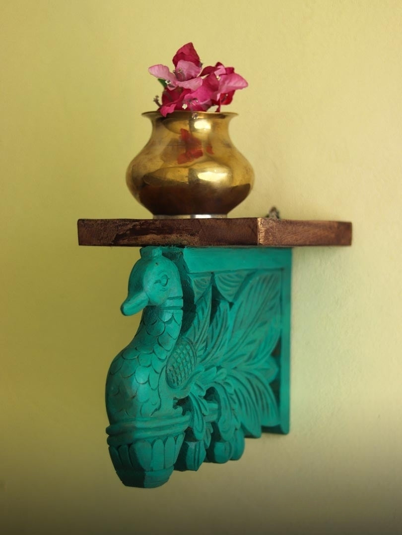 Peacock Wall Shelf