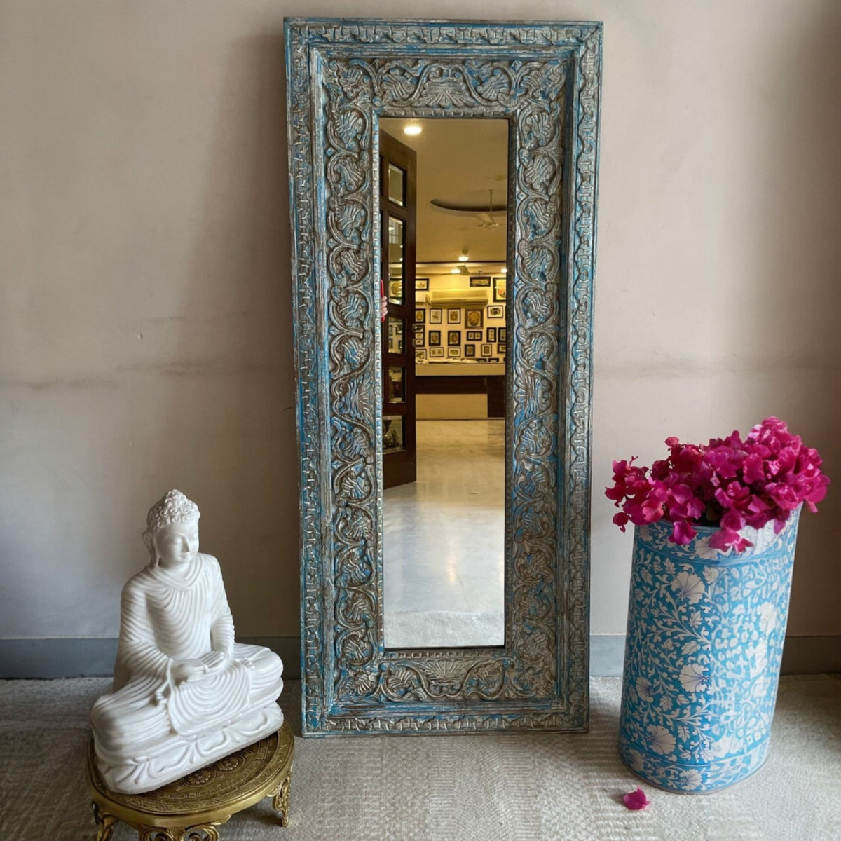 Timeless Elegance: Indian Jharokha Mirror