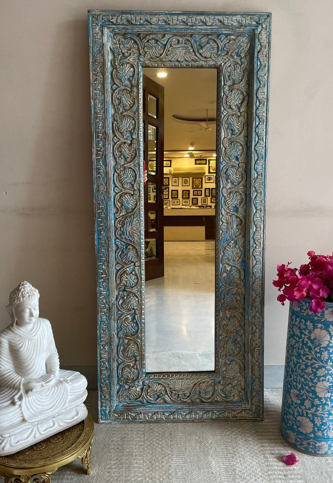 Timeless Elegance: Indian Jharokha Mirror