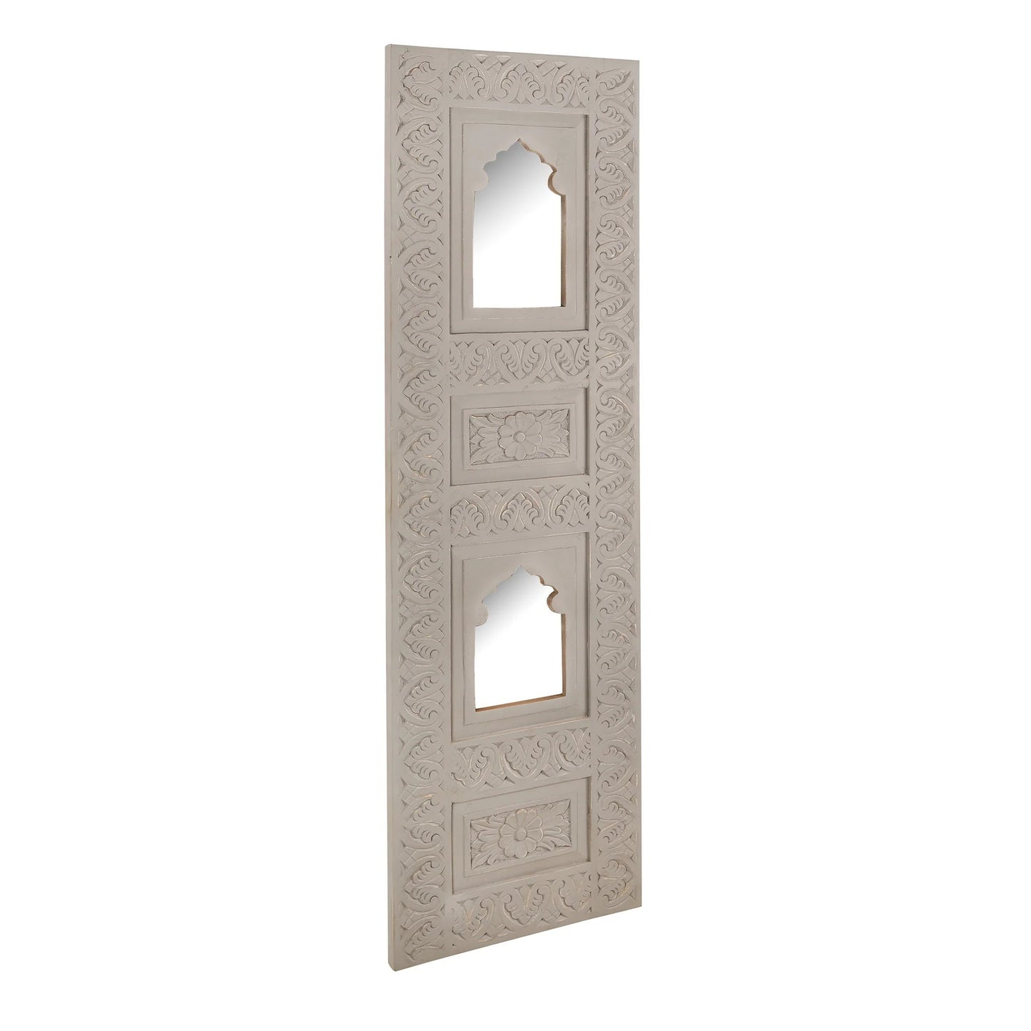 Alankrit Hand Carved Wall Mirror